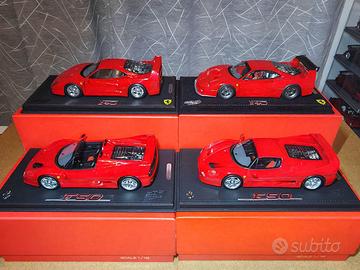 FERRARI F40 F40 LM F50 COUPE SPYDER 1:18 BBR MODEL