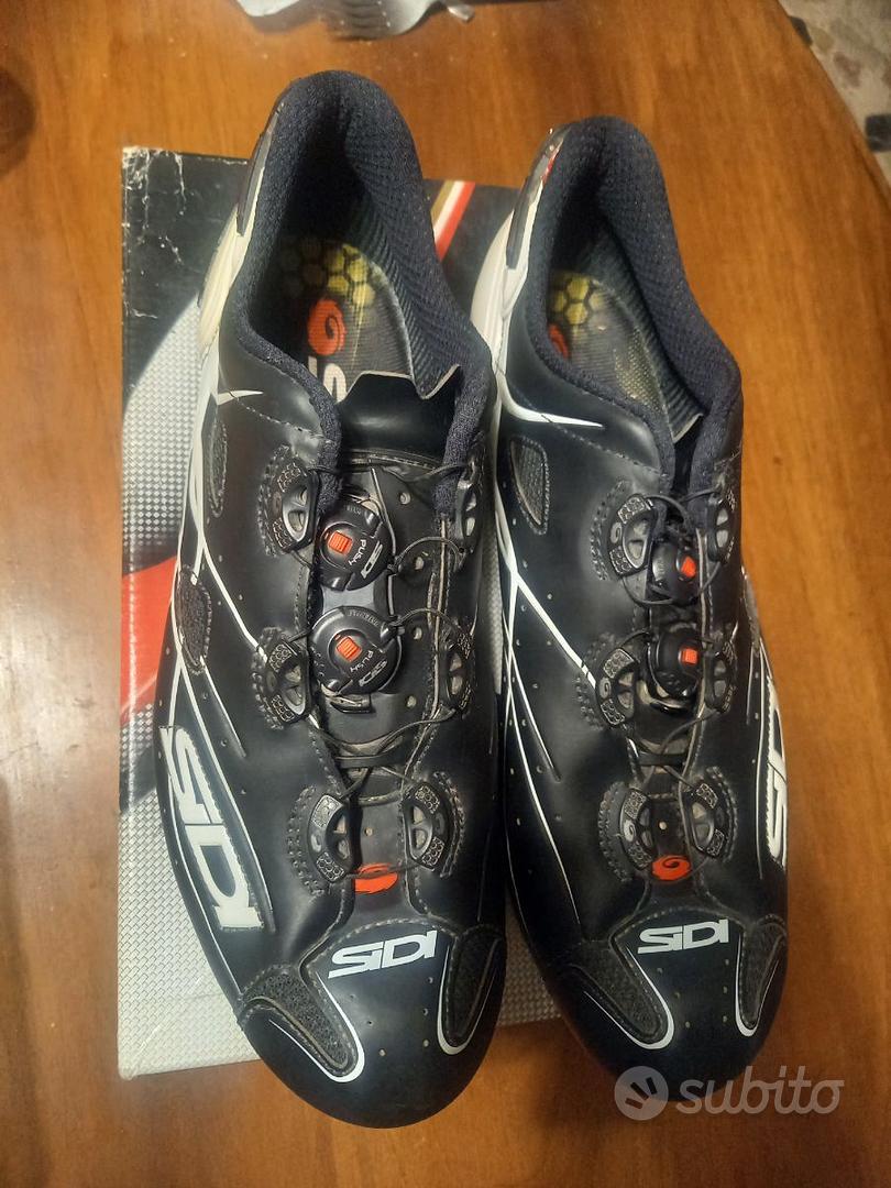 Scarpe Sidi shot matt n°45 nero bianche - Biciclette In vendita a