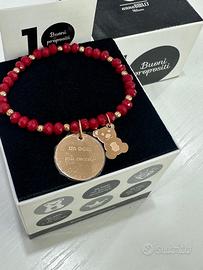 Bracciale acciaio e pietre