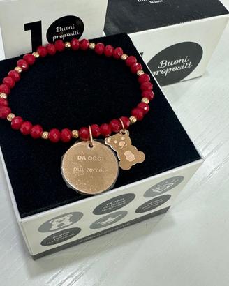 Bracciale acciaio e pietre