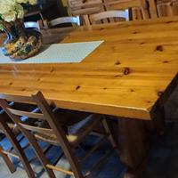 tavolo legno massello