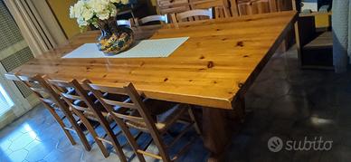 tavolo legno massello