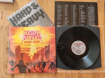 vinile nuclear assault Game Over