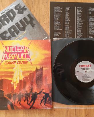 vinile nuclear assault Game Over