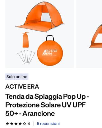 Tenda da spiaggia PopUp