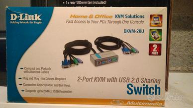 Switch KVM D-Link DKVM-2KU 2 Porte USB 2.0
