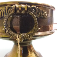 Contenitore svuotatasche portavaso metallo