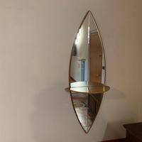 Specchio con mensola porta oggetti