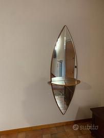 Specchio con mensola porta oggetti