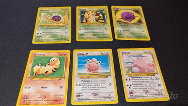 Pokémon Lotto 7 Carte Neo Destiny ITA 2002