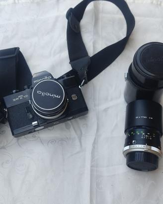 Kit reflex Minolta SRT 101  3 obbiettivi Rokkor