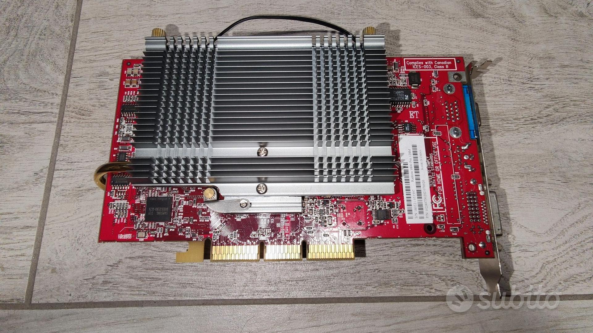 Scheda Video AMD ATi Radeon 9800 PRO 128MB DDR AGP Informatica