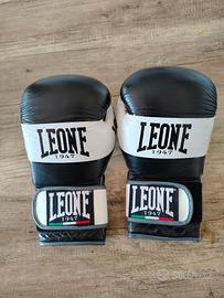 Guantoni boxe Leone Shock 16 oz in pelle di bufalo