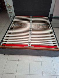 RETE ORTOPEDICA CON DOGHE IN LEGNO 