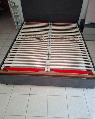 RETE ORTOPEDICA CON DOGHE IN LEGNO 