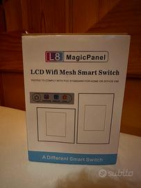 Interruttore Smart Dimmer LCD Wi-Fi  Mesh bianco