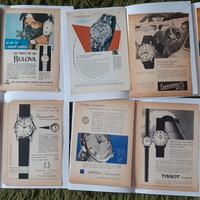 pubblicità orologi anni 50
