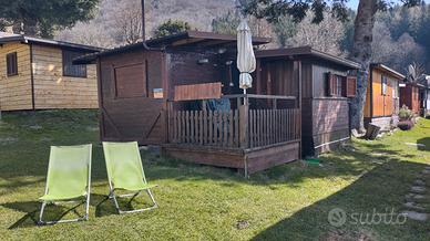 Casetta in legno campeggio