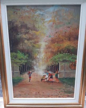 quadro con paesaggio