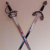 spade con lame di Toledo di El Cid, circa 50 cm