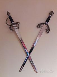 spade con lame di Toledo di El Cid, circa 50 cm