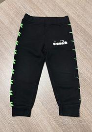 Pantaloni tuta felpati bimbo 30 mesi diadora