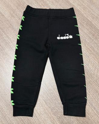 Pantaloni tuta felpati bimbo 30 mesi diadora