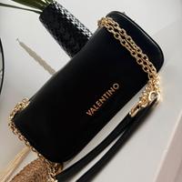 Borsa in pelle nera Valentino donna nuova