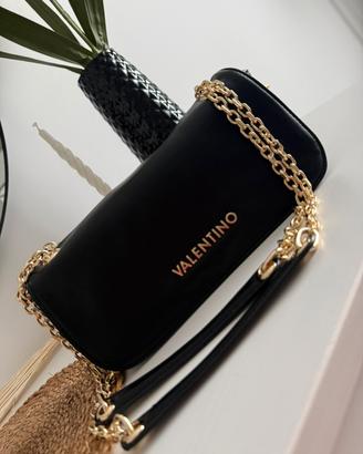 Borsa nuova in pelle nera Valentino donna al 50%