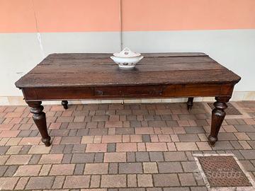 Tavolo rustico da macellaio, primi 800’ molto robu