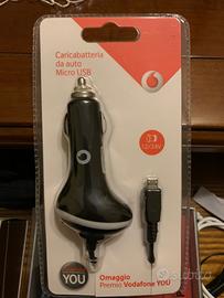 Carica batterie per AUTO originale Vodafone Nuovo