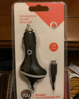 Carica batterie per AUTO originale Vodafone Nuovo