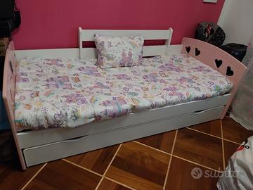 letto singolo bambina