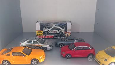 LOTTO N.6 1/43 BURAGO FORD VOLKSWAGEN AUDI SPORTIV