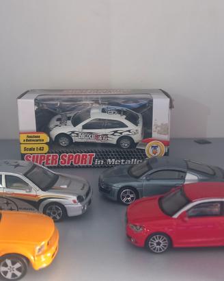 LOTTO N.6 1/43 BURAGO FORD VOLKSWAGEN AUDI SPORTIV