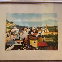 Quadro Guttuso case al Monte San Pellegrino