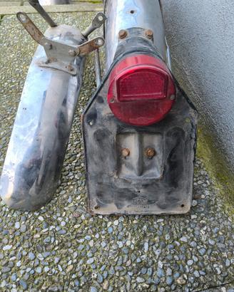 coppia parafanghi moto cross vintage 