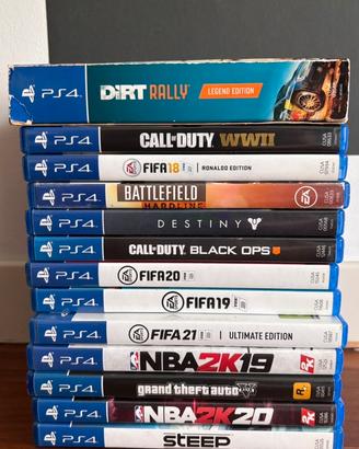 13 Giochi PS4 - Titoli Top (GTA V, FIFA, COD, NBA)