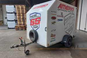 Carrello moto chiuso