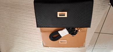 pochette nero marrone