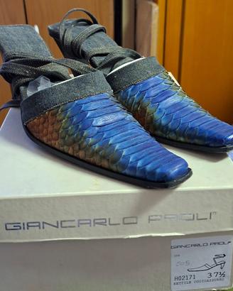 Sandali vintage giancarlo paoli pitone