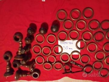 Lotto anelli , staffe sostegno , terminali