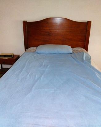 Letto una piazza e mezza legno massiccio