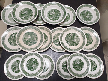 Servizio piatti antico