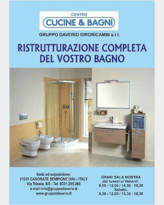 Sostituzione vasca con Doccia,gallarate,cardano,fe