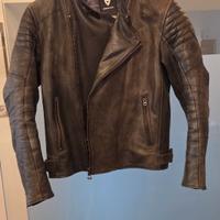 giacca moto uomo pelle revit surgent taglia 50