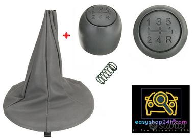 POMELLO E CUFFIA LEVA CAMBIO PER FIAT PANDA 169 03