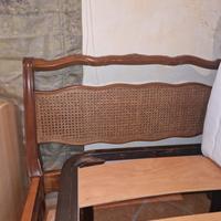 Lettino in paglia di Vienna