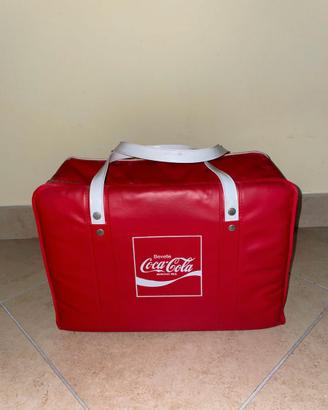COCA COLA BORSA FRIGO BIFACCIALE VINTAGE ANNI '70