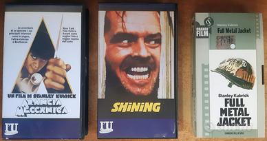 Film Originali Stanley Kubrick in VHS - 3 pz